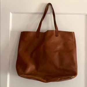 Madewell Brown Leather Tote